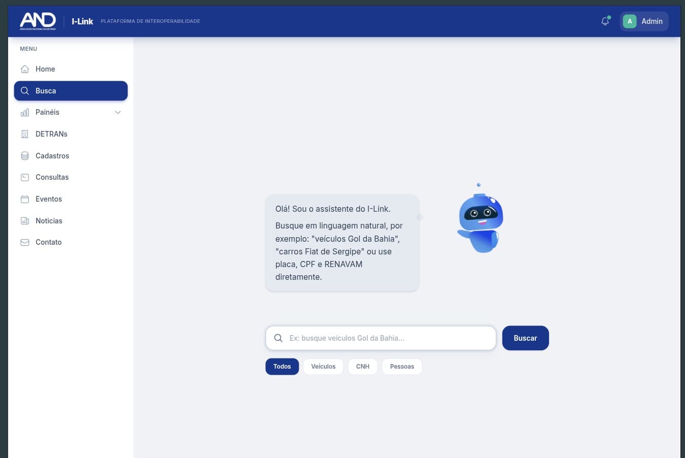 Busca inteligente do I-Link